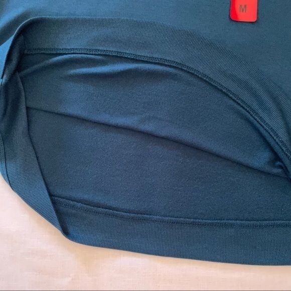 Danskin Tulip Hem Short Sleeved Tunic for Women Sz M in Deep Teal - Picture 10 of 11